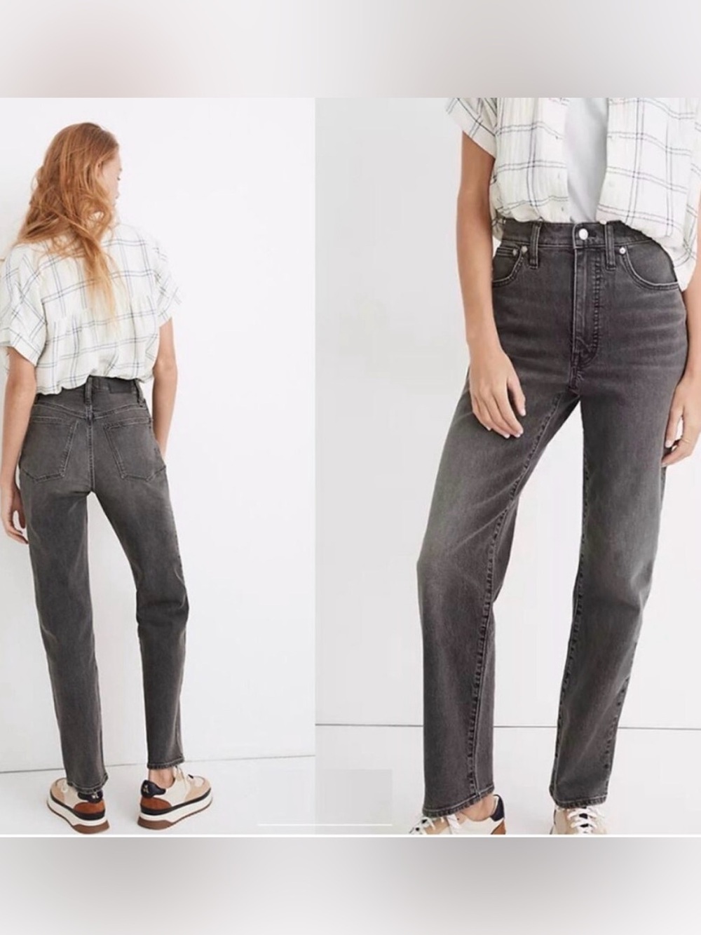 MADEWELL PERFECT VINTAGE CROPPED- Black